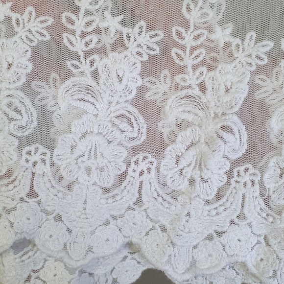 KYLA SEA Embroidered‎ Blouse White Women's Size L - Picture 4 of 10